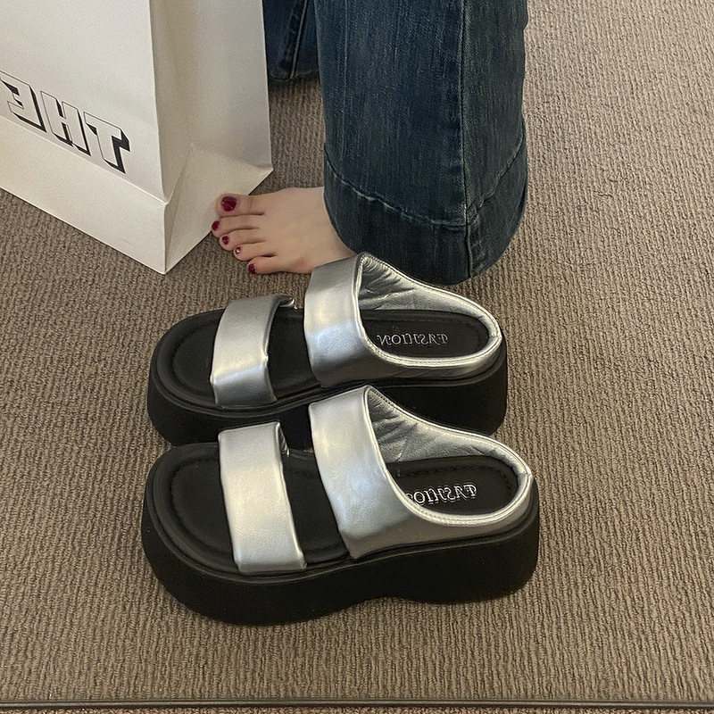 Ddmyoutdoor Ddmyoutdoor Perfect With Skirts Thick Soled Height Increasing Sandals For Women Summer High End New Style Outdoor Wedge Slippers Shoes Out