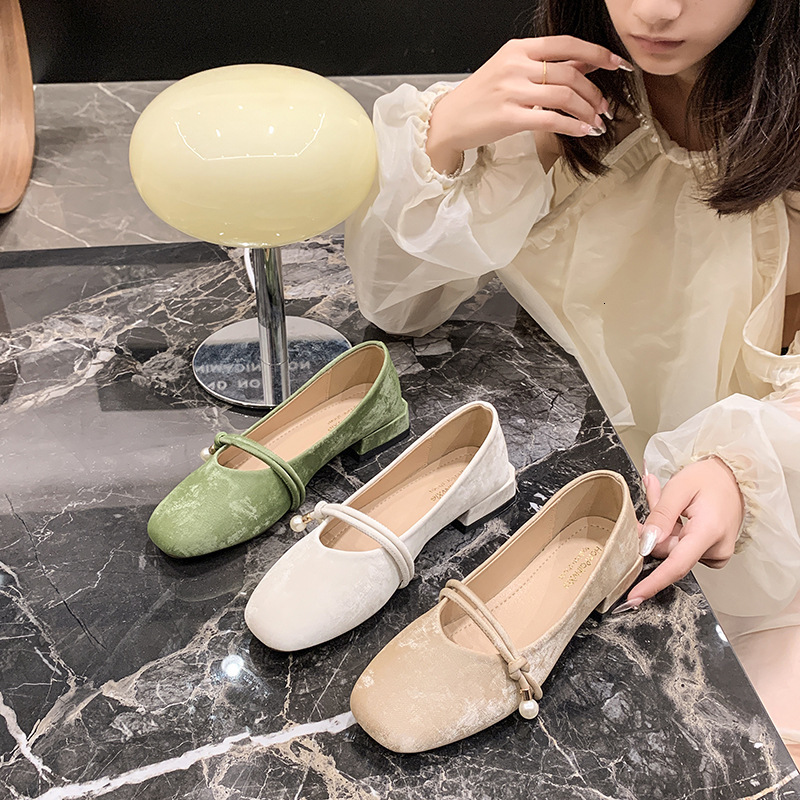 Ddmyoutdoor Mary Jane Fairy Dress Shoes For Women New Spring Autumn Gentle Flat Grandma Loafers Outdoor Shoes
