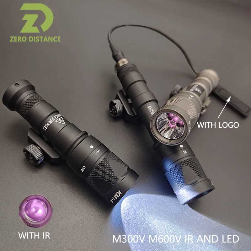 SF M600V M300V M300B IR Light LED White Scout Flashlight M300 M600 Series Upgrade IR Weapon Light Airsoft Rifle Accessories XJ250613