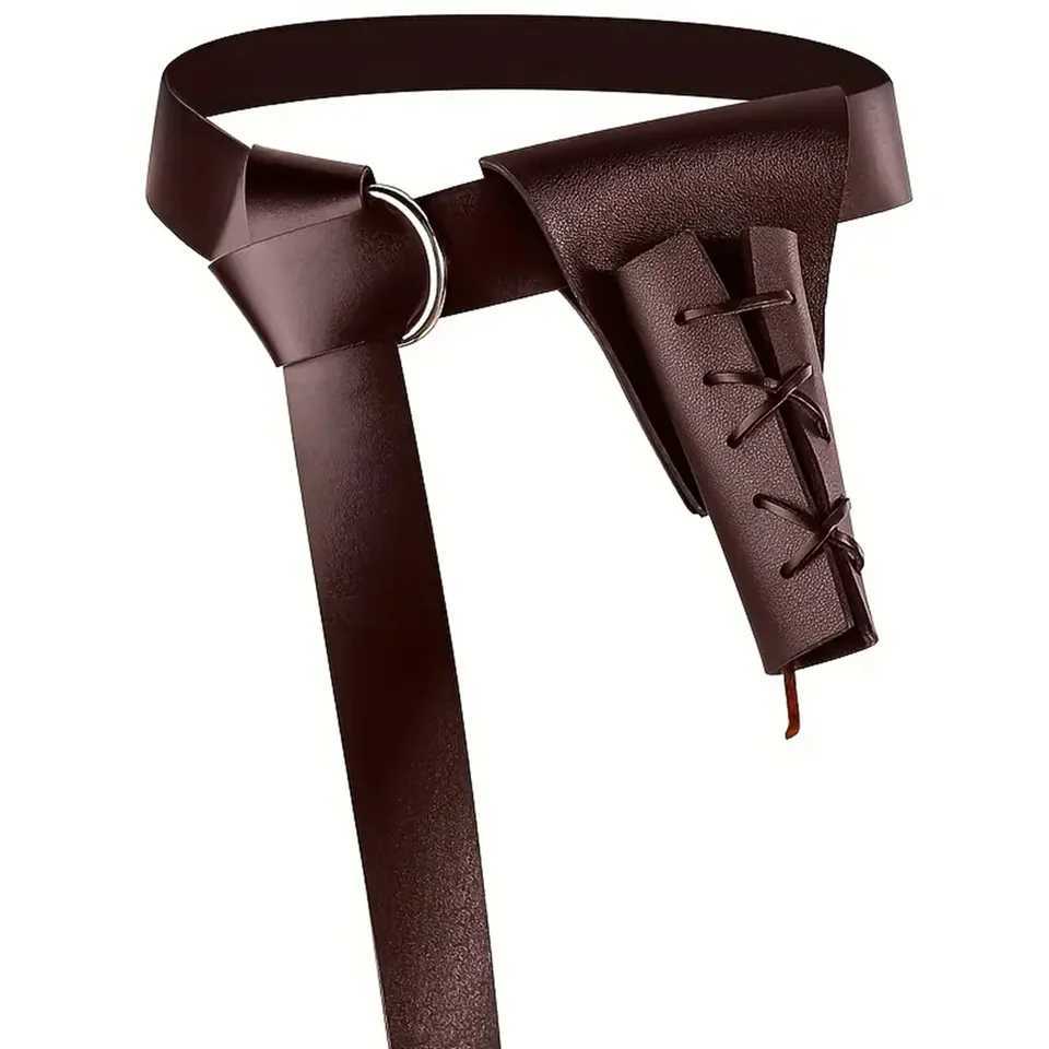Medieval Viking Sword Belt Sheath Scrd Holder Men LARP Pirate Knight Cosplay Costume Props Katana Rapier Strap Holster Frog X250614