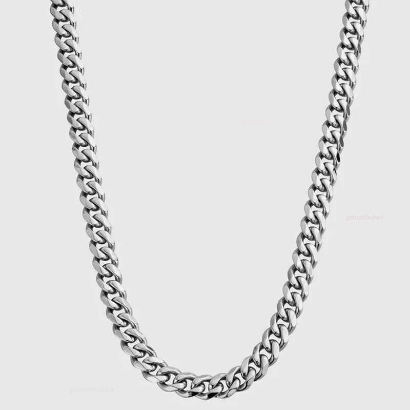 316L Stainless Steel Cuban for Men Women Chunky Miami Curb Mens Link Sier Thick Chain Necklace Punk Jewelry 3MM 5MM 7MM 9MM 10MM
