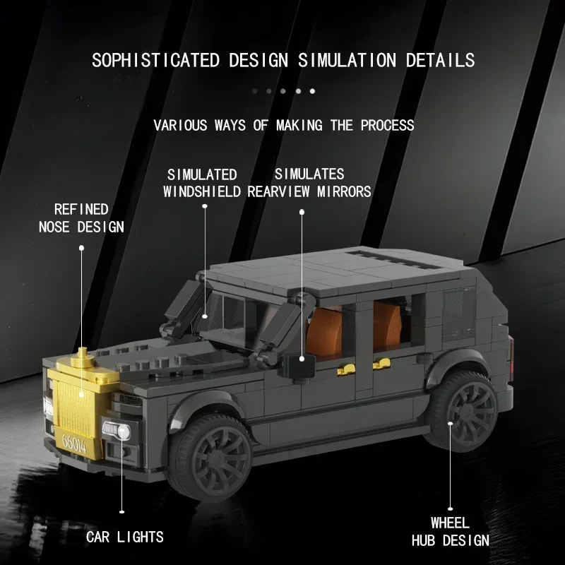 Blocks Car 409PCS Luxury Sedan Building Blocks City SUV Car Model Bricks Creative Desktop Collection Display Educational Toy Kids DIY Toys Holiday Gif