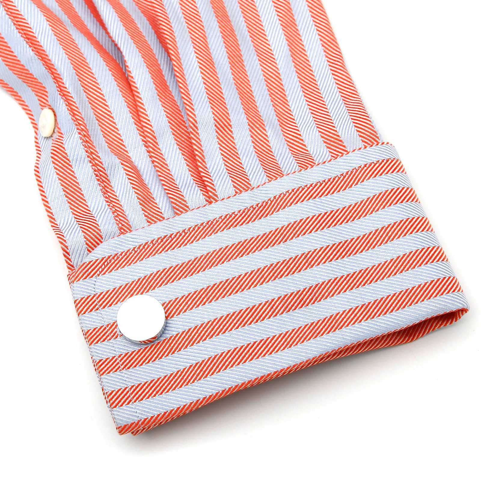 Cufflinks for Men TOMYE XK23004 Classic Rose Silver Color Round Button Casual Formal Fashion Dress Shirt Cuff Links Wedding Gift XJ250614