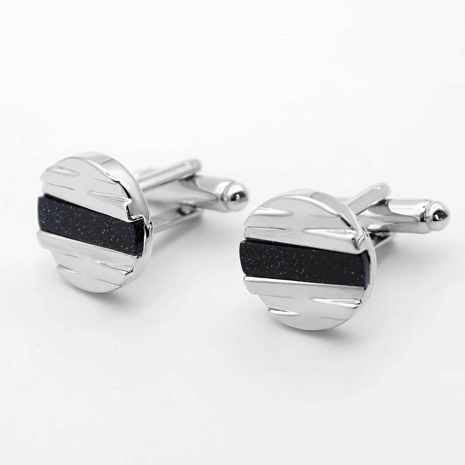 2024 New High-end Cufflinks Starry Sky Cufflinks Crystal Cufflinks Groom Jewelry Gifts XJ250614
