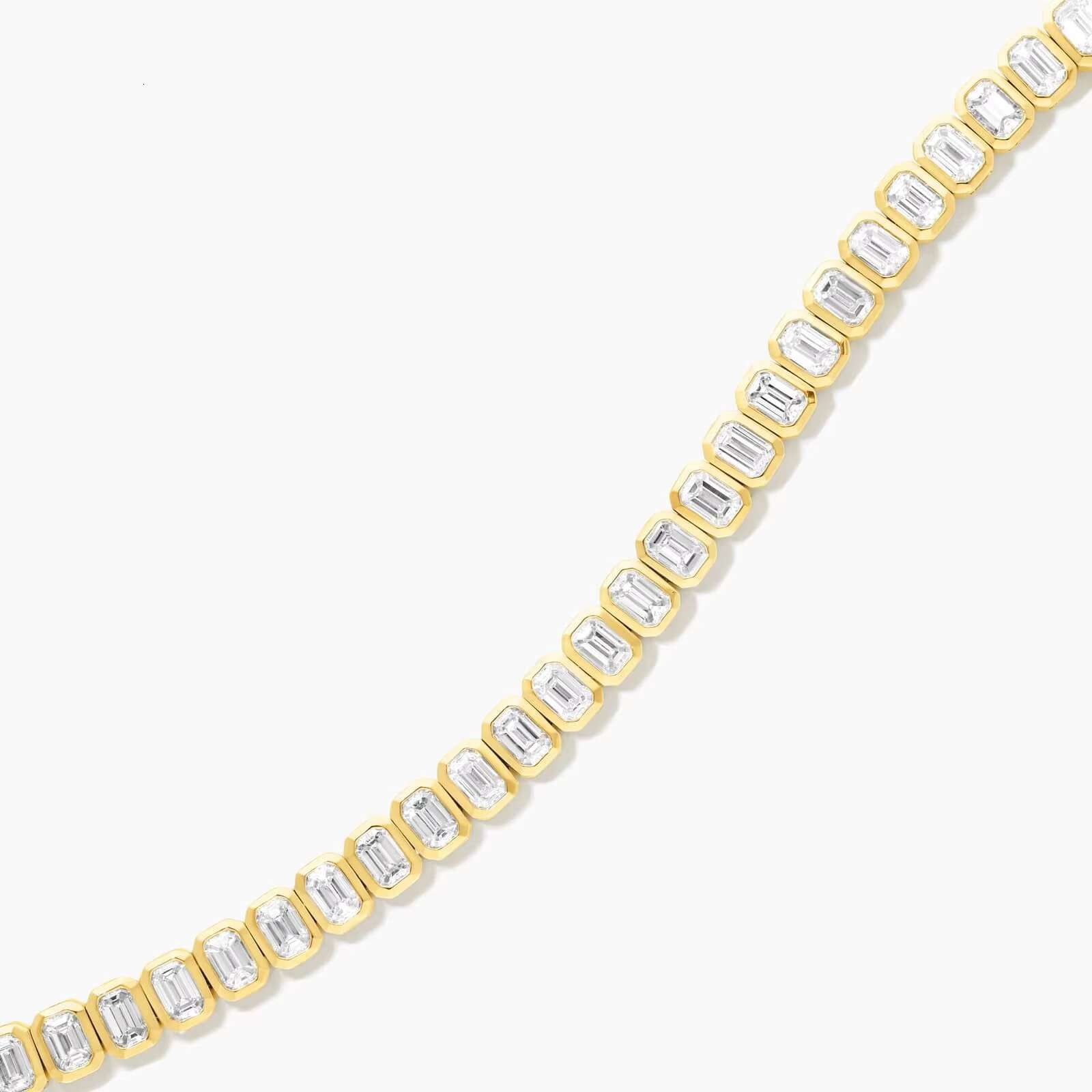 Luxury 3.50 MM Round Cut Moissanite Tennis Bracelet Timeless Silver Gold Jewelry for Womens Everyday Wear Celebrations