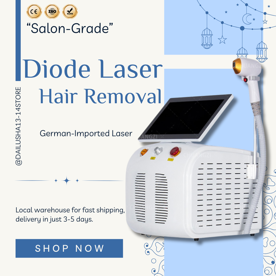 Painless Ice Titanium 808nm Diode Hair Removal Machine Alexandrite 3500W Hair Remover 3 wavelengths Painless Permanent Epilator
