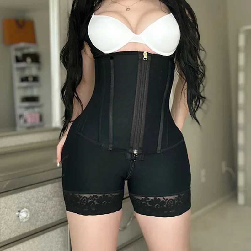 Ladies plus-size one-piece shaping bodysuit adjustable postpartum abdominal reduction and shaping garment XJ250614