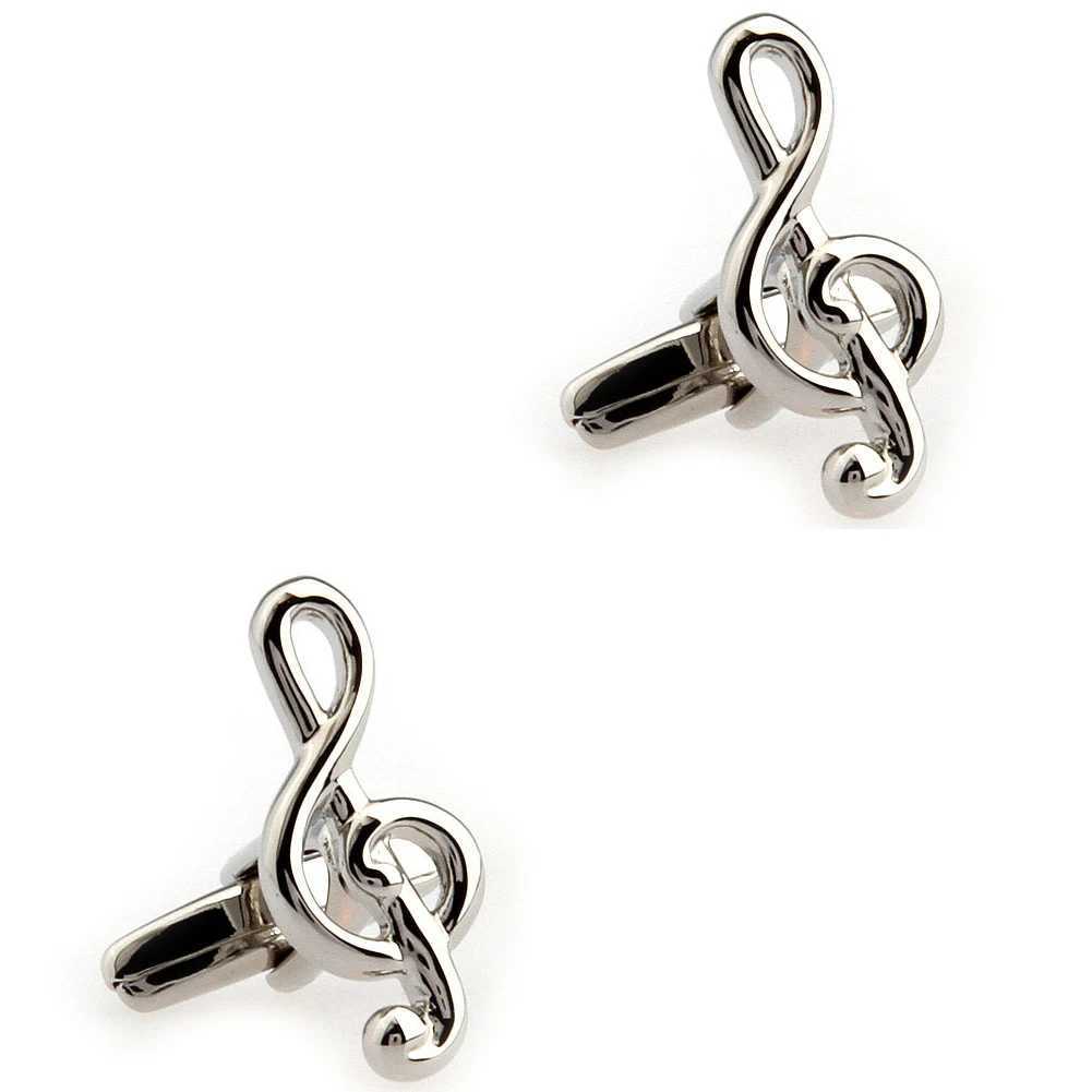 4 Styles TZG Fashion Music Cufflinks Men Cuff Links Note 1 Pair Shipping XJ250614