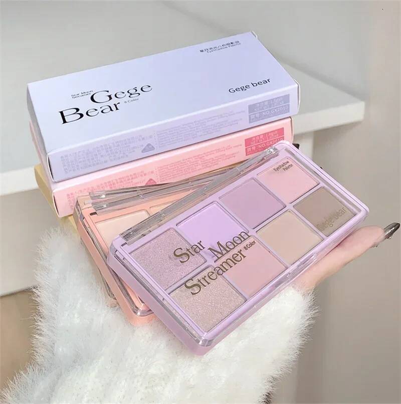 New Multi-color Eyeshadow Palette Waterproof Shimmer Pearlescent Matte Eye Shadow High Color Rendering Eyes Natural Pigments