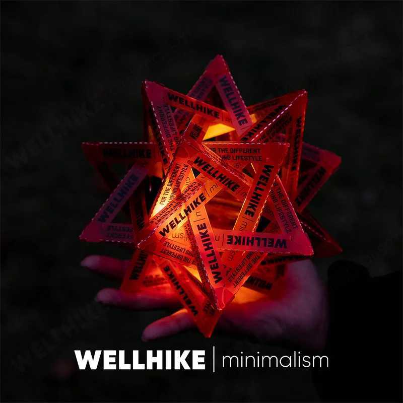 WELLHIKE Outdoor Star Camping Light Shade Waterproof Atmosphere Lampshade DlY Lantern Shade Wear-Resistant for Camping Tent W250613