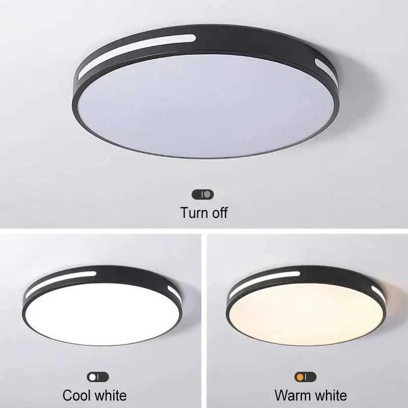 Modern LED Ceiling Lamp Living Room Bedroom Square Round Ceiling Light with Remote Control Dimmable 90-260V Indoor Home Lighting XJ2500613