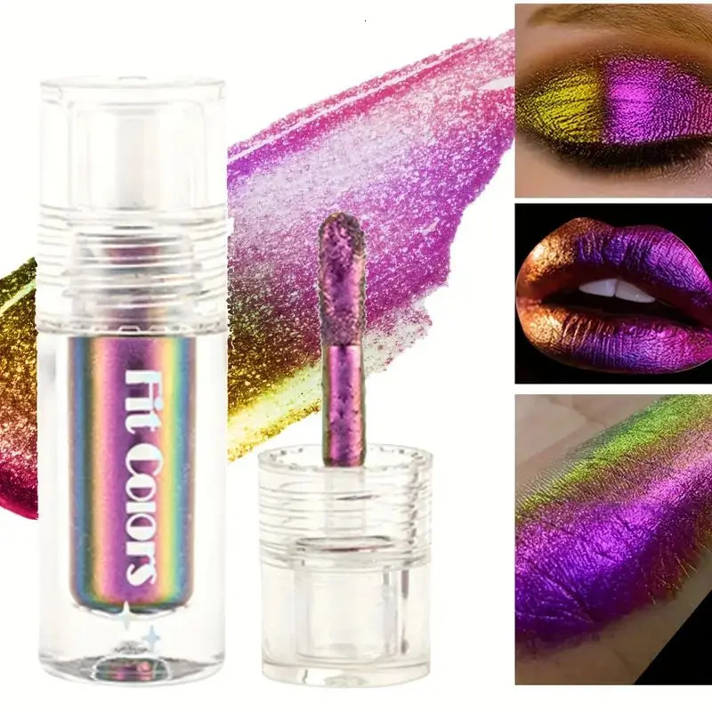 Color Changing Polarized Lip Gloss Lip Gel Stage Makeup Halloween Dramatic Long Lasting Color Rendering Waterproof 250614