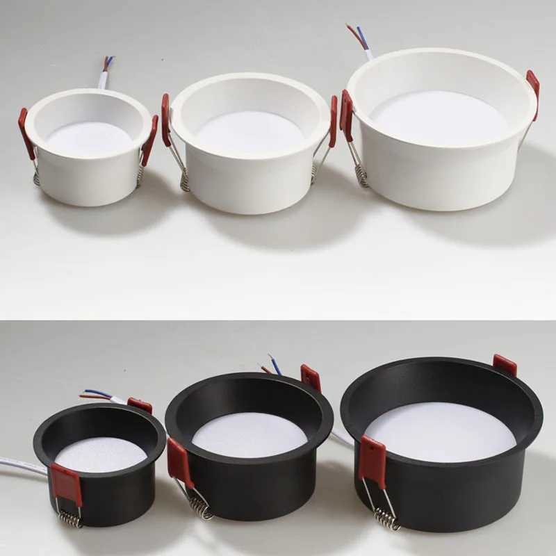 LED Ceiling Anti-Glare LED Recessed Downlight Round White Spot Light AC110V 220v Lamps For Living Home Luminaire Homekit Bulb XJ2500613