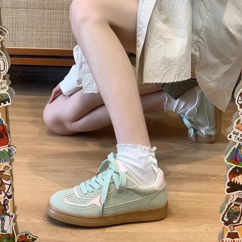 Ddmysports Niche German Training For Women Breathable Summer White Shoes Versatile Fashion Sneakers Casual Board Outdoor Shoes