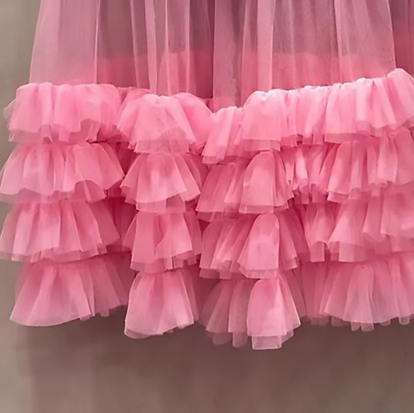 Flowers Sequins y Mesh Patchwork Ruffles Denim Waistcoat Crystal Jeans Vest Diamonds Beads Jacket Turn Down Collar Tank 250611