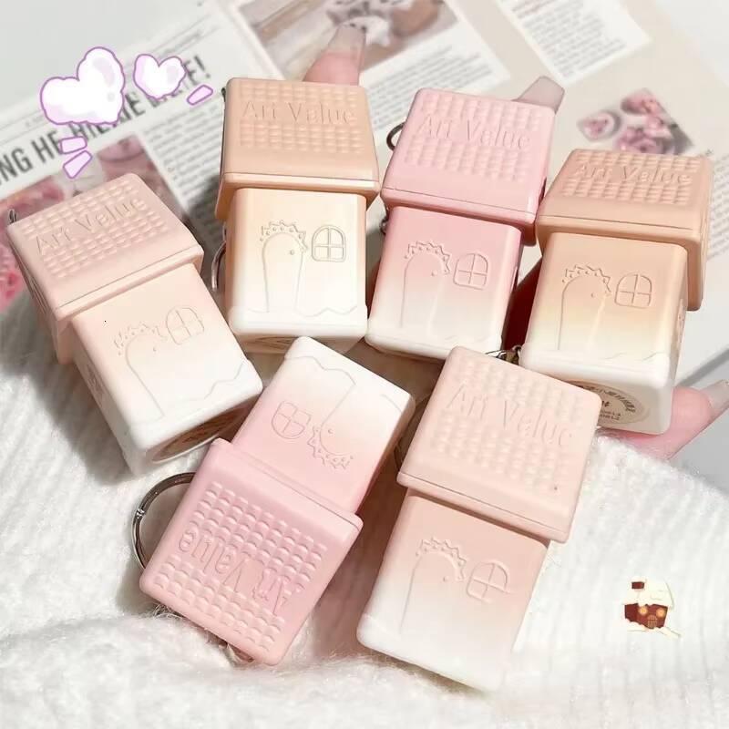 Matte Lipstick Berry Wine Soft Velvet Mud Korean Makeup Solid Gloss Non Stick Cup Lasting Moisturizing Light Lip Tint happy