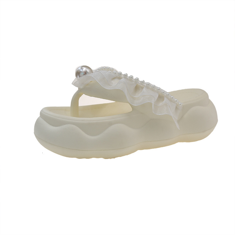 Ddmyoutdoor Thick Sole Flip Flops Women Summer Outdoor Fashion Casual Toe Post Sandals Indoor Non Slip Height Increasing Beach Slippers For Outdoor Sh