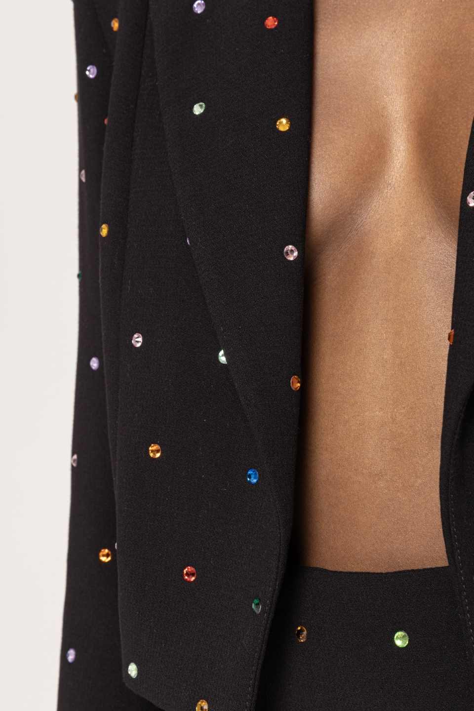 Slim Fit Women Skirts Suits 2 Pieces Crystal Beading Ladies Wear Blazer Prom Birthday Party Customized Jacket Sets