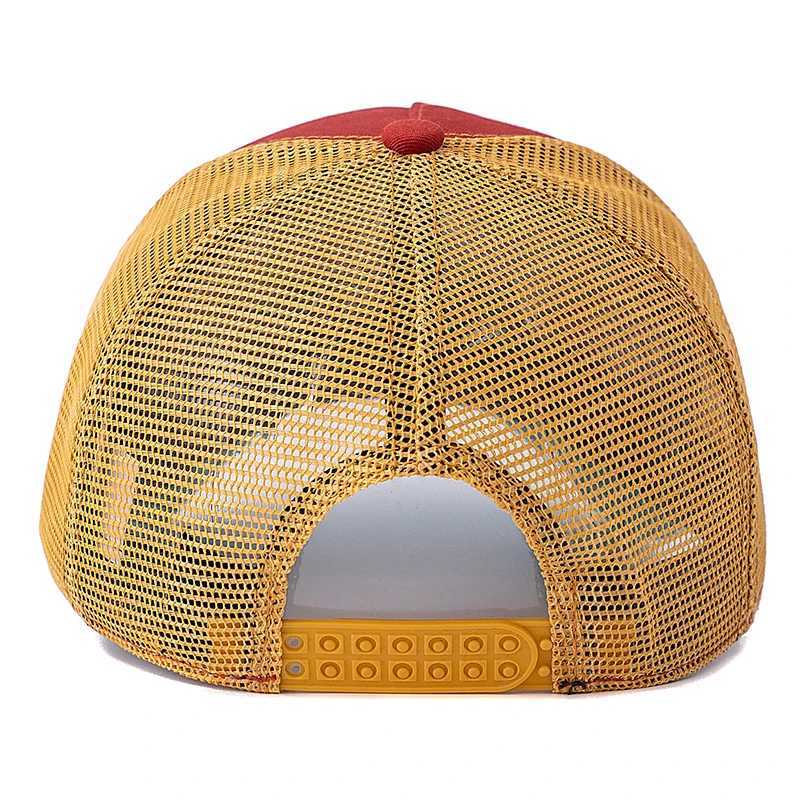 Hot Sale Unisex Football Pattern Mesh Trucker Hat Summer Breathable Baseball Cap Embroidered Snapback Cap for Men And Women W250614