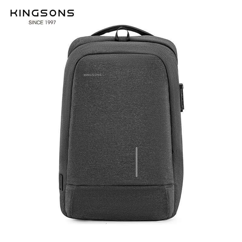 Kingsons Anti-Theft For Men Boys School Backpack 13.3/15.6/17.3 Inch Laptop Computer Bag Fashion Male Mochila 2023
