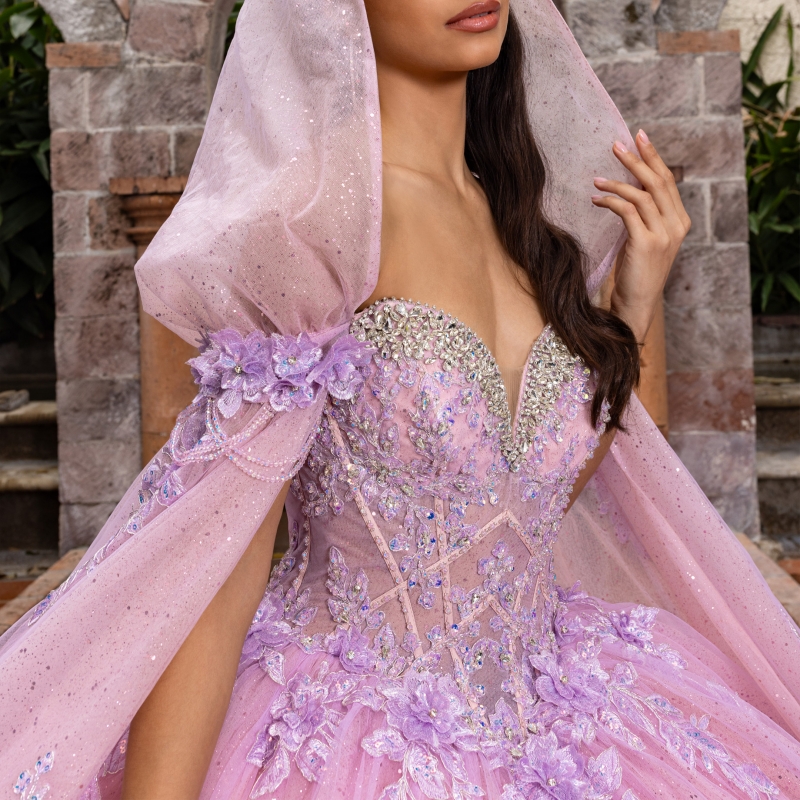 Red Shiny Quinceanera Dresses Ball Gown Off The Shoulder Applique Lace Beads Bow Tull With Cape Sweet 16 Dress Vestidos 15 De Anos