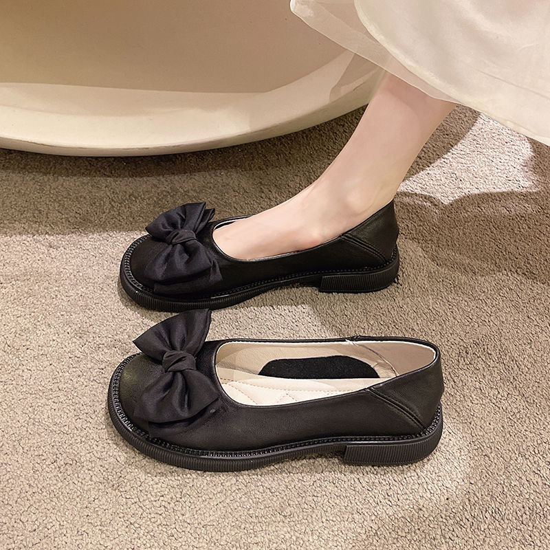 Ddmysports Trendy Women S Leather Spring And Autumn New Flat Elegant Mary Jane Shoes Summer Slip On Loafers Outdoor Shoes