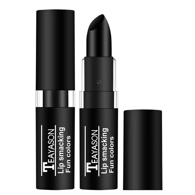 Matte Black White Stick Base Color Palette Lasting Waterproof Ingestive Paint Green Purple Lipstick Christmas Halloween happy
