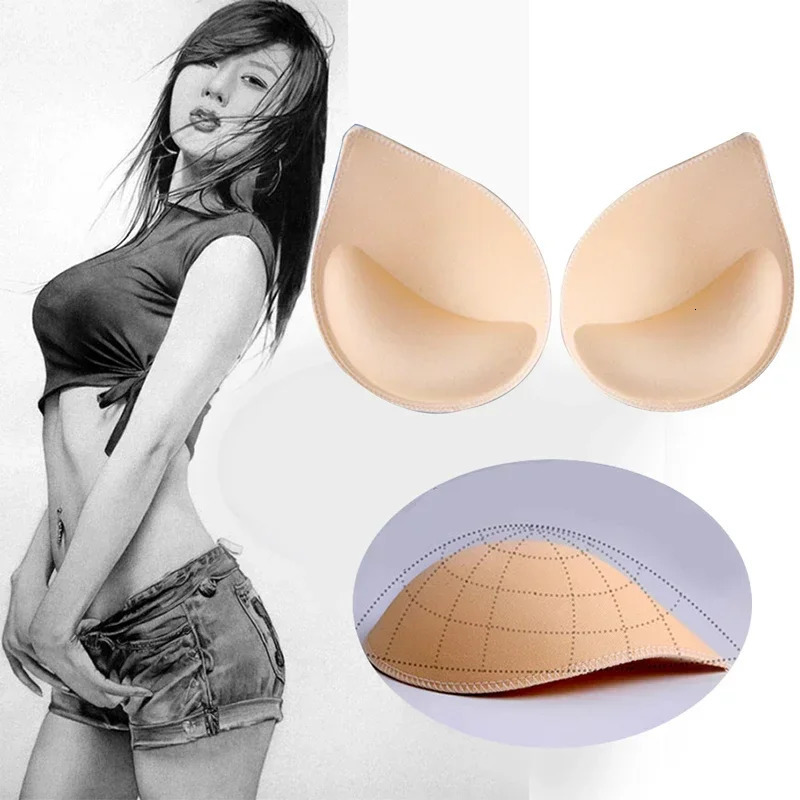3D Push Up Sponge Bra Pad Inserts for Bikini Women Sports Cups Bras Underwear Small Breast Lift Lining Swimsuit Bra Insert 250610