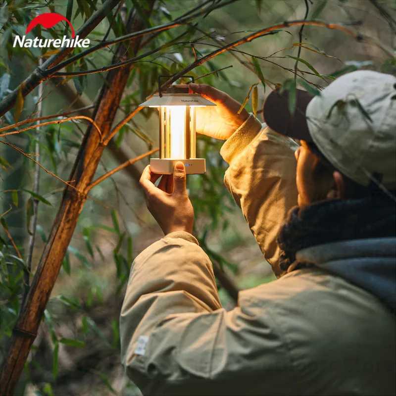 Naturehike Sunset Camping Lights Outdoor Portable LED Light IPX4 Waterproof Tent Hanging Lights Ambient Camp Breathing Lights W250613