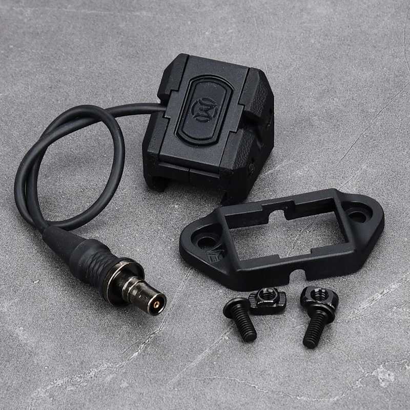 WADSN SF Tactical Dual Function Switch ModButton Crane Plug Tail Control Switch PEQ DBAL Laser Airsoft M600 Flashlight Equipment XJ250613