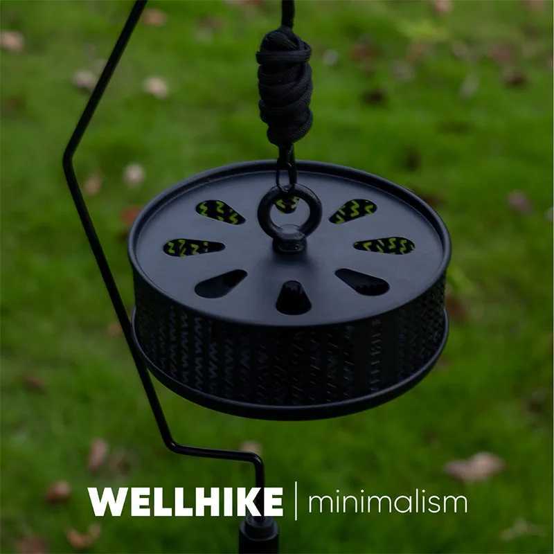 WELLHIKE Outdoor Portable Mosquito Coil Lightweight Hangable Fireproof Incense Burner Camping Fishing Summer Mosquito Repellent W250613
