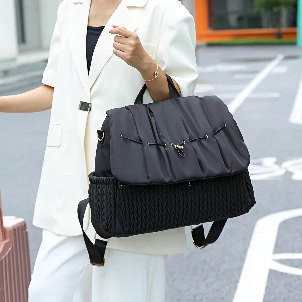 Large Capacity Mommy Diaper Bags Womens Hospital born Nurse Bag Backpacks with changing mat Convenient Bab 250614