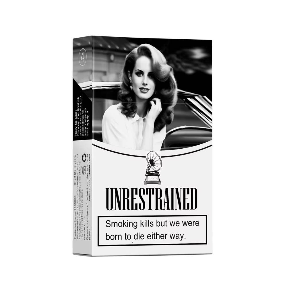 4pcs/set Matte Lipstick Waterproof, Easy to Apply, Non-Stick Formula for All Skin Types, Rich Red Shades happy