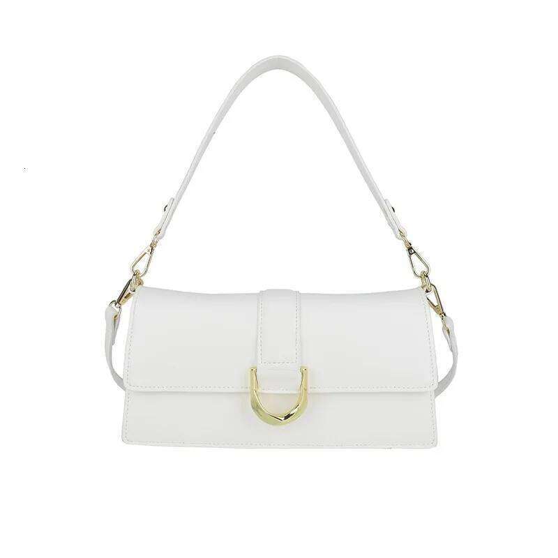New Trendy Textured Female Korean Version Fashionable Foreign Style Wide Strap Shoulder Bag