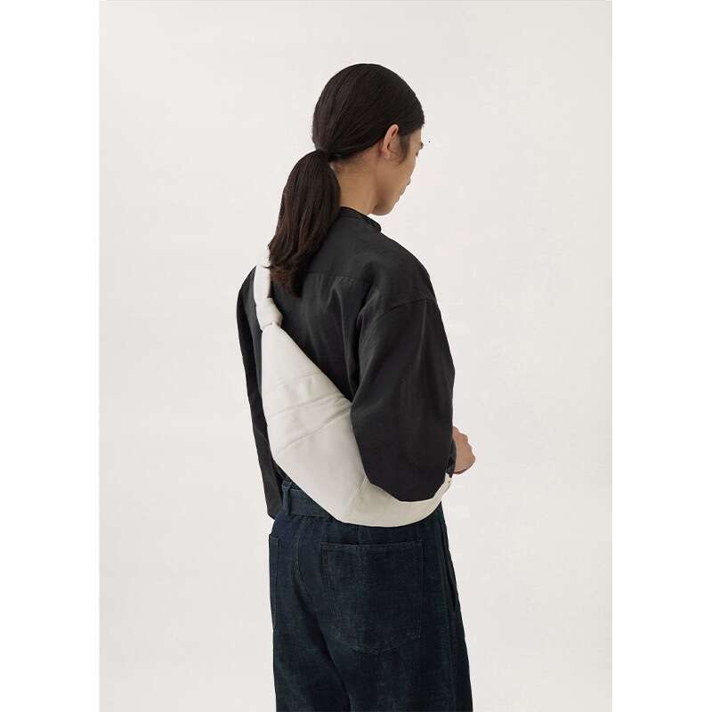 2025 New Niche Texture Genuine Leather Commuter Large Capacity Shoulder Crossbody Waist Dumpling Croissant Bag
