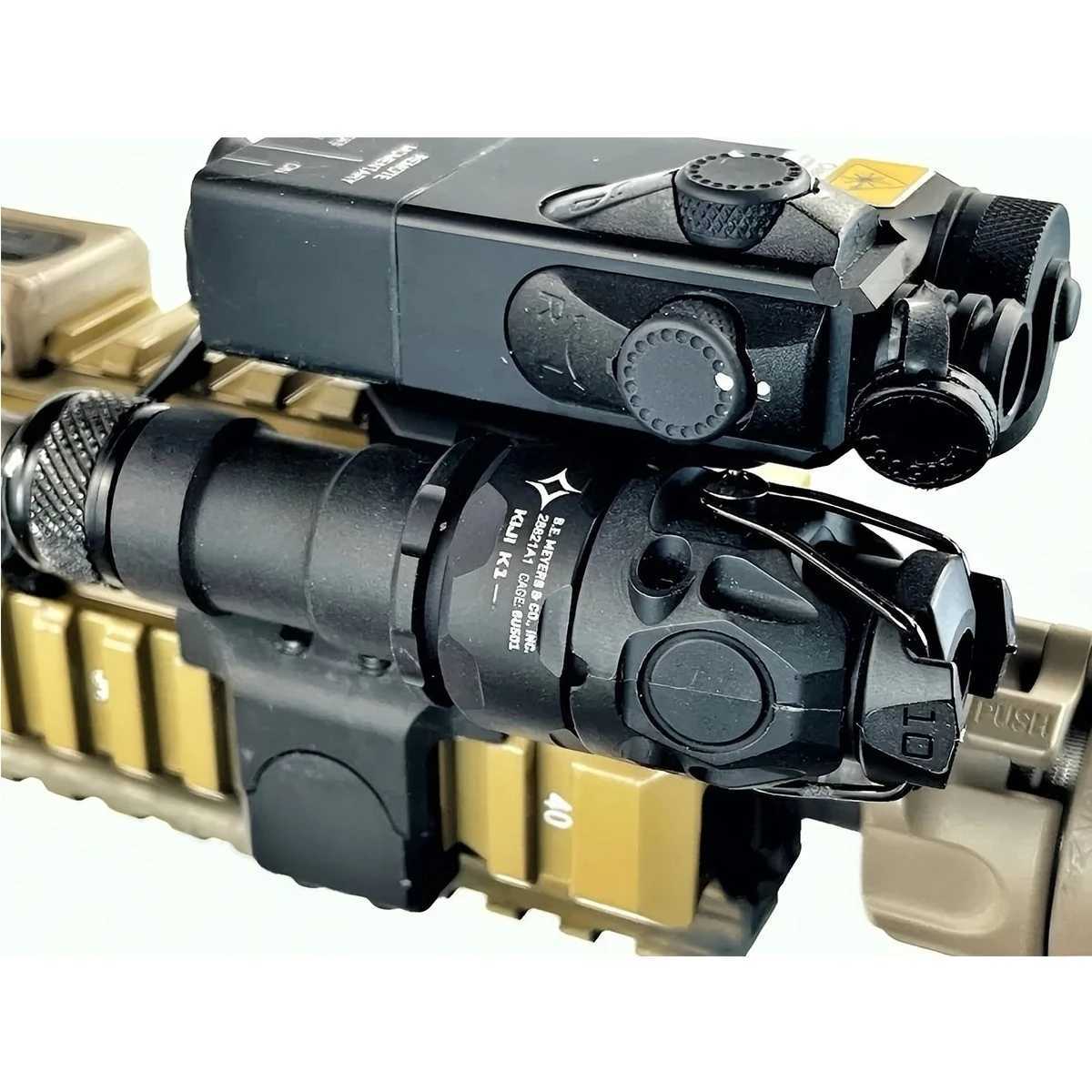 KIJI K1 K1-10 IR Weapon Scout Light Aluminum CNC IR 850nm Illumination Hunting Scout Light Tactical K10 IR/LED FlashlightXJ250613