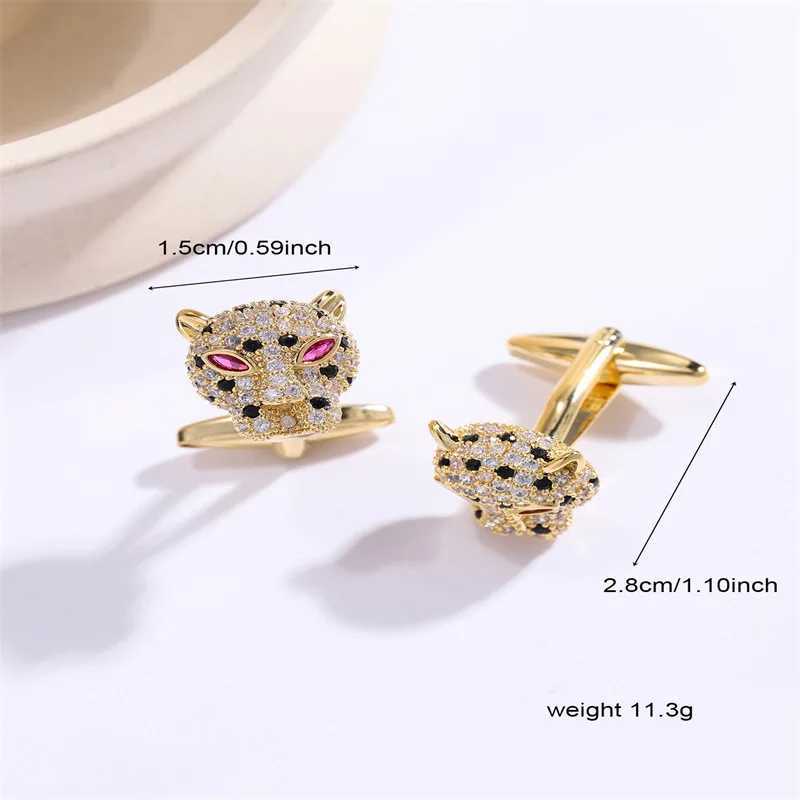 Luxurious Rhinestone Cufflinks for Men French Shirt Buttons BusinESS Banquet Cuff Links AccESSories High QualityXJ250614