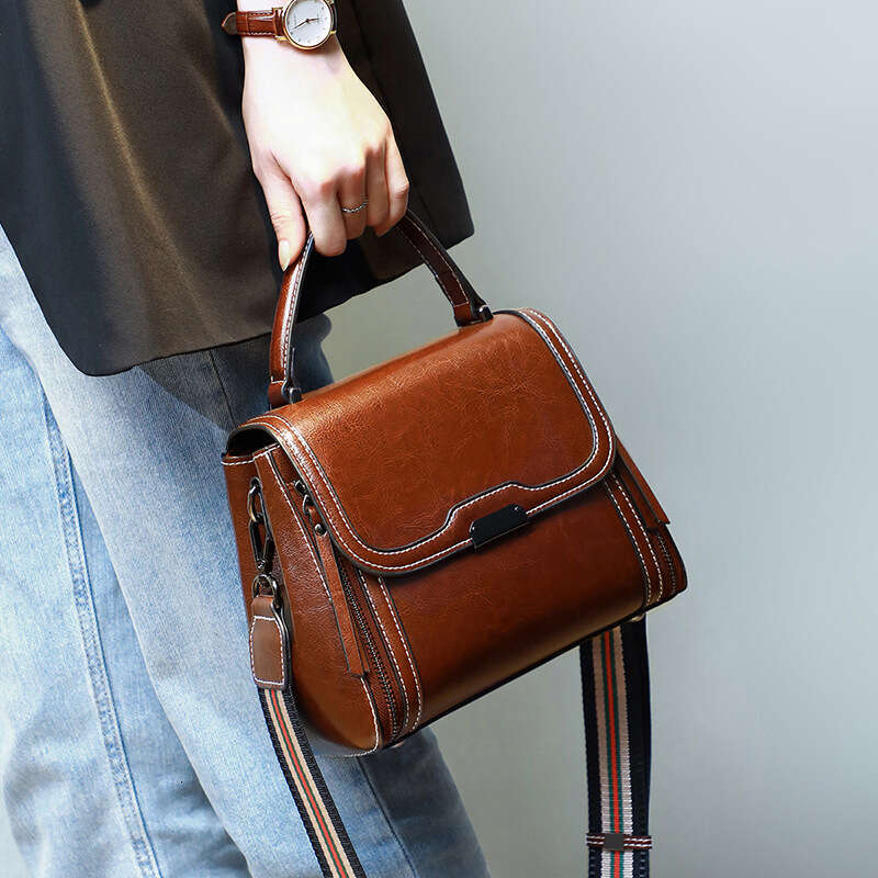 New Trend Genuine Leather Women S Fashion Handbag Versatile Shoulder Crossbody Bag For Women