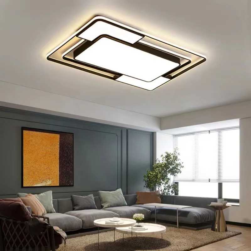 Modern LED Ceiling Lamp for Living Room Lustre Dining Bedroom Study Ceiling Light Nordic Square Ceiling Chandelier Light Fixture XJ2500613