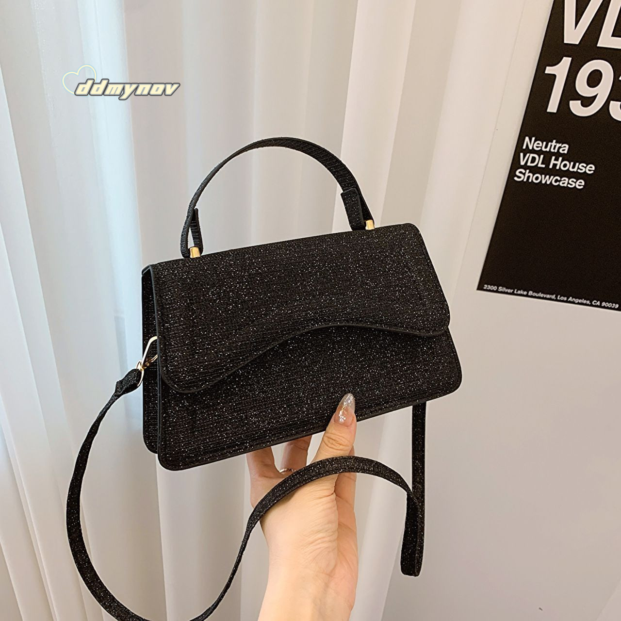 Fashion Sequin Handbag New Versatile Ins Style Niche Crossbody for Women Trendy Stylish Commuter Bag ddmynov