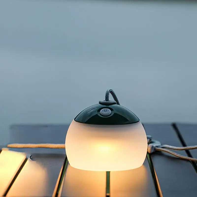 Camping Tent Light With Hook 4 Mode Adjustable LED Light Portable Outdoor Lantern Rechargeable LED Tent Lantern For Fishing Camp W250613