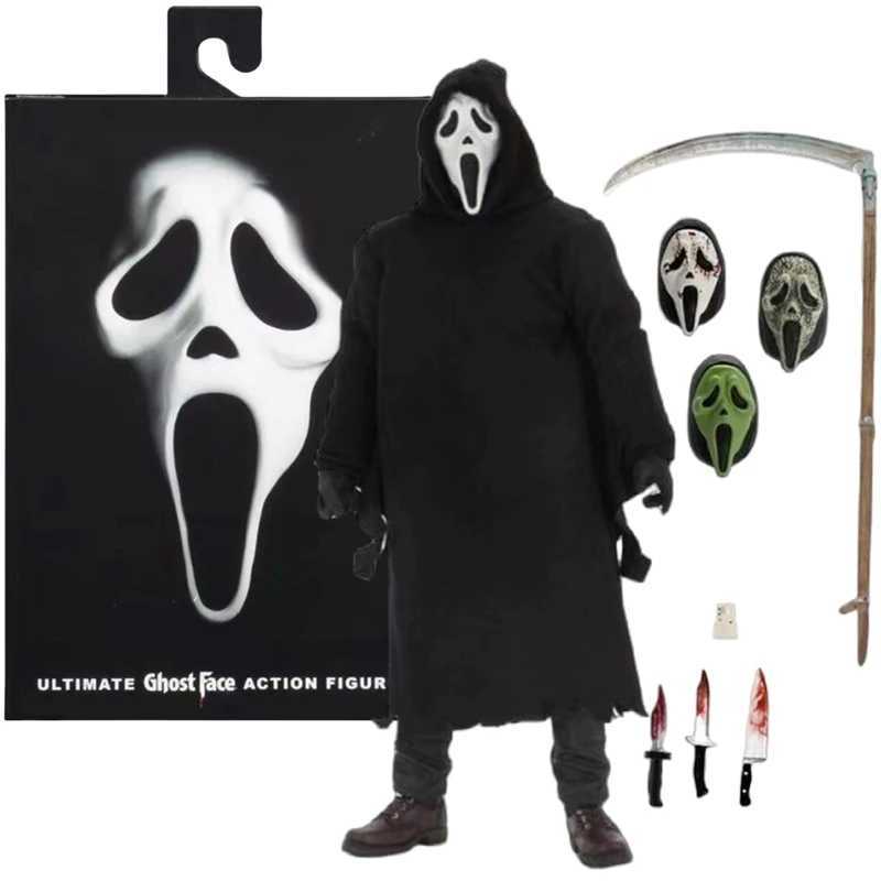NECA S Ghostface 7inch 18CM ULTIMATE Deluxe Edition Collect Action Figure Movies Terror Cloth Costume Figure Model Gift XJ250614