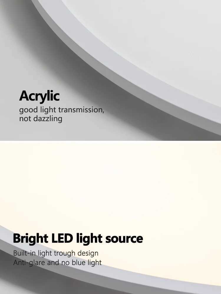 Living room lamp ultrathin LED ceiling lamp round modern lights simple balcony corridor dining room lamp master bedroom lamps XJ2500613
