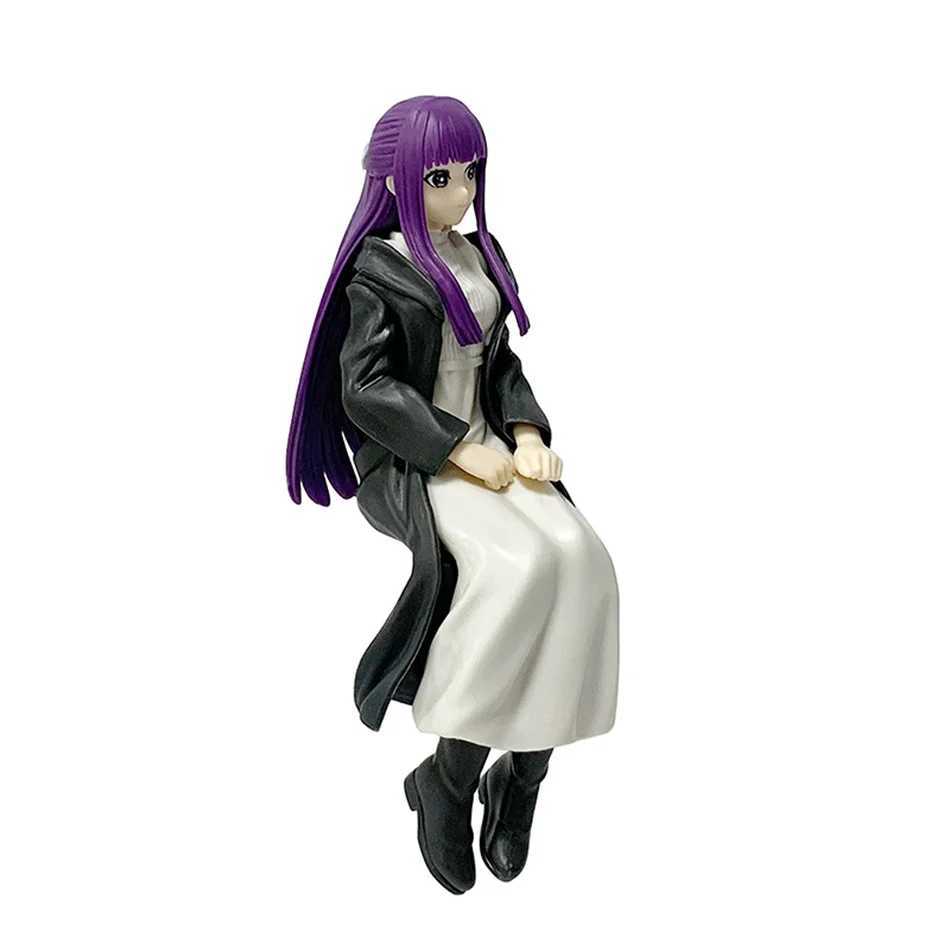 14cm Frieren Beyond Journeys End Anime Figure Sitting Fern Action Figures Frieren dle Stopper PVC Model Statue CollectionXJ250614
