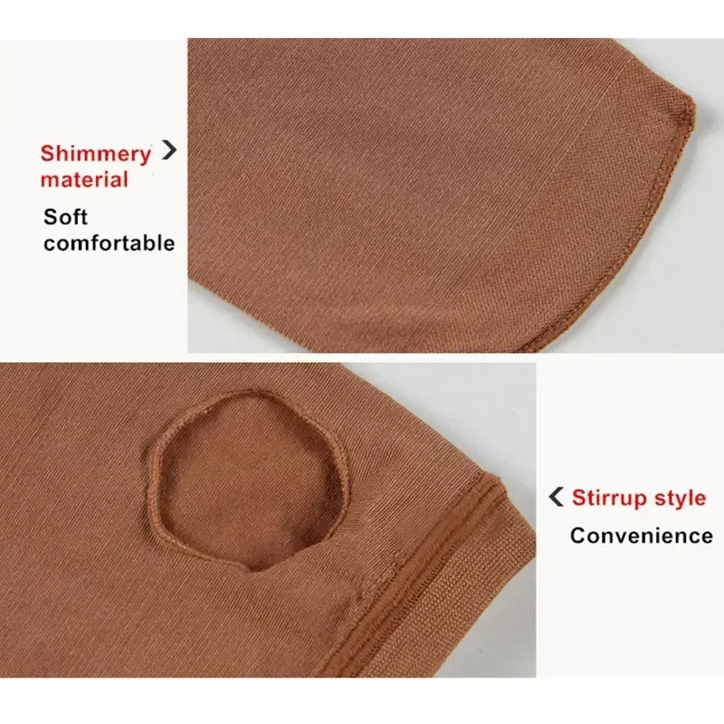 40D Shining Shaping Pantyhose Tights Valentines Day Stockings Kawaii 2025 Fitness Sport Dancing Pants Stirrup Pantalon 250613