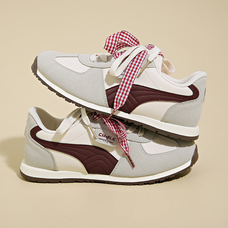 Ddmysports White Sneakers For Women Spring New Style Agan Ins Female Student Casual Sports Versatile Board Shoes Street Shooting GZ Outdoor Shoes