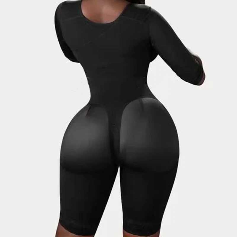 Fajas Colombianas Body Shaper Girdles for Women Tummy Control Post Surgery Compression Female Butt Lifter Shapewear Bodysuits XJ250614