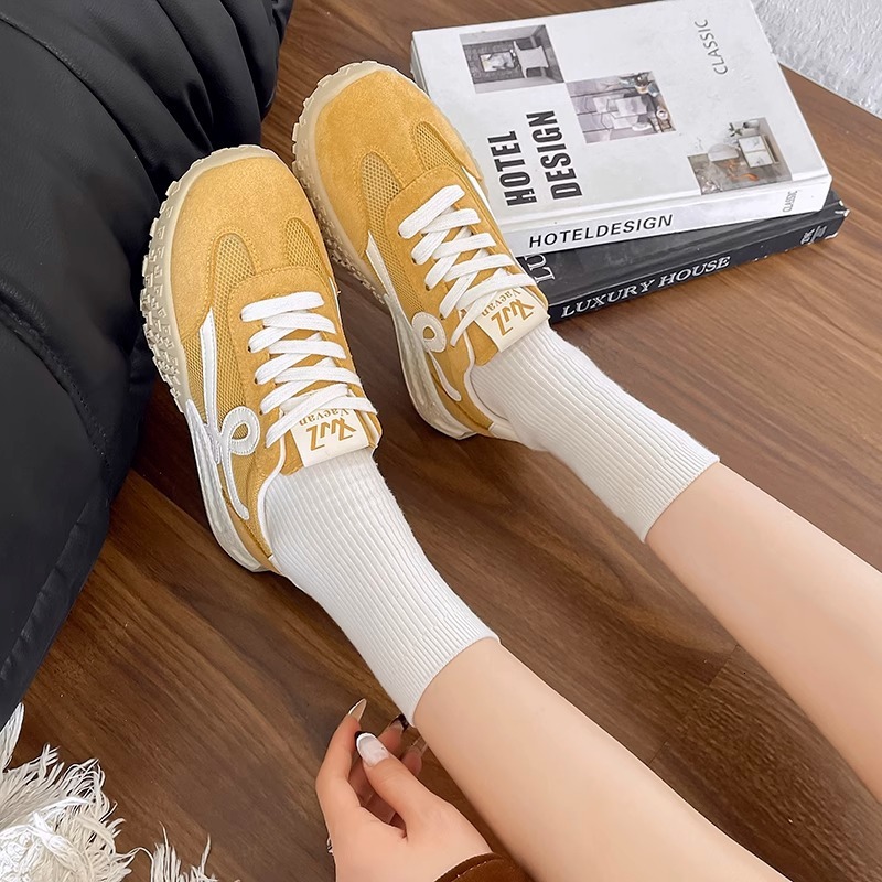 Ddmysports Mesh Breathable German Training Summer New Lightweight Thin Casual Sneakers Thick Sole Agan Shoes For Women Outdoor Shoes