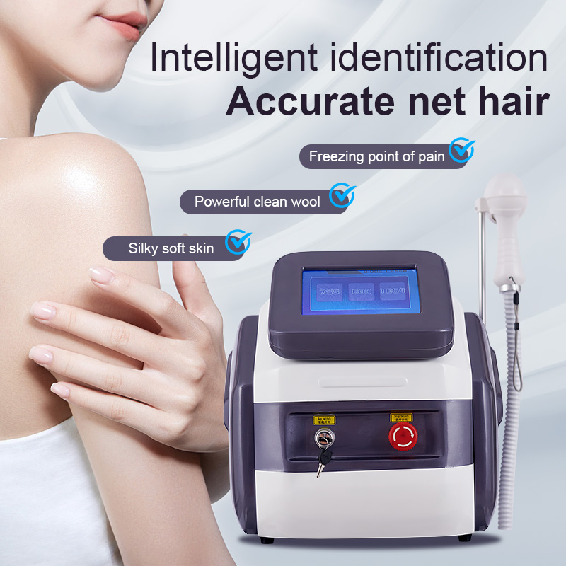 Professional Diode Ice Titanium Laser Body Hair Removal Machine 808nm Alexandrite Device 3 Waves Painless Permanent CE Woman
