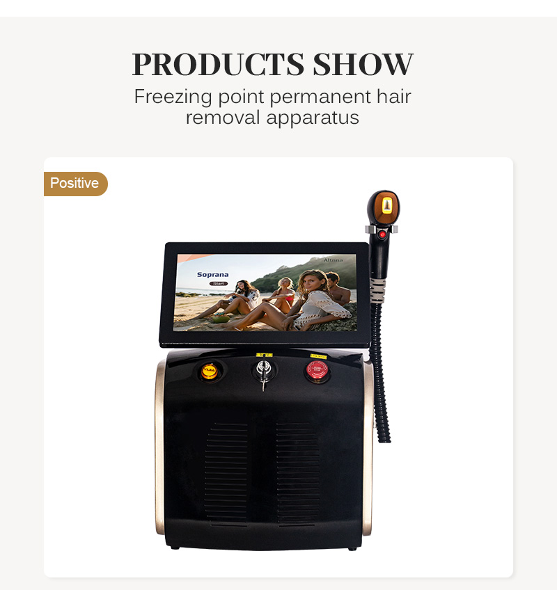 Powerful 3000W Alexandrite Ice Platinum Laser Epilator Professional Diode Laser Machine Permanent Hair Remover for Woman